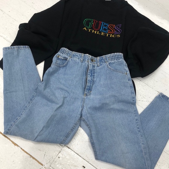 Lee Denim - Vintage 90s Mom Jeans Elastic